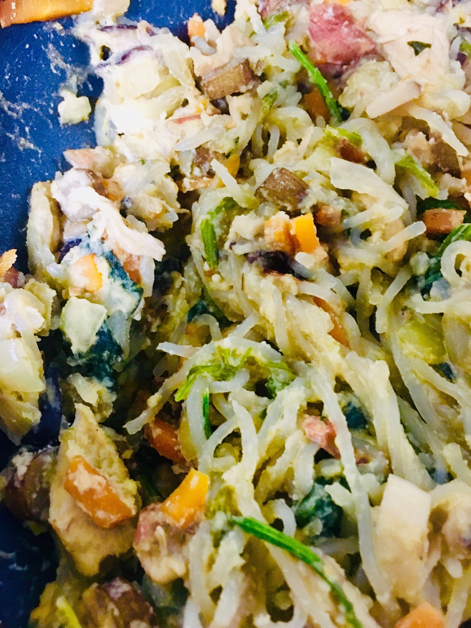 きのこいっぱい♪粉豆腐炒め♪味噌味