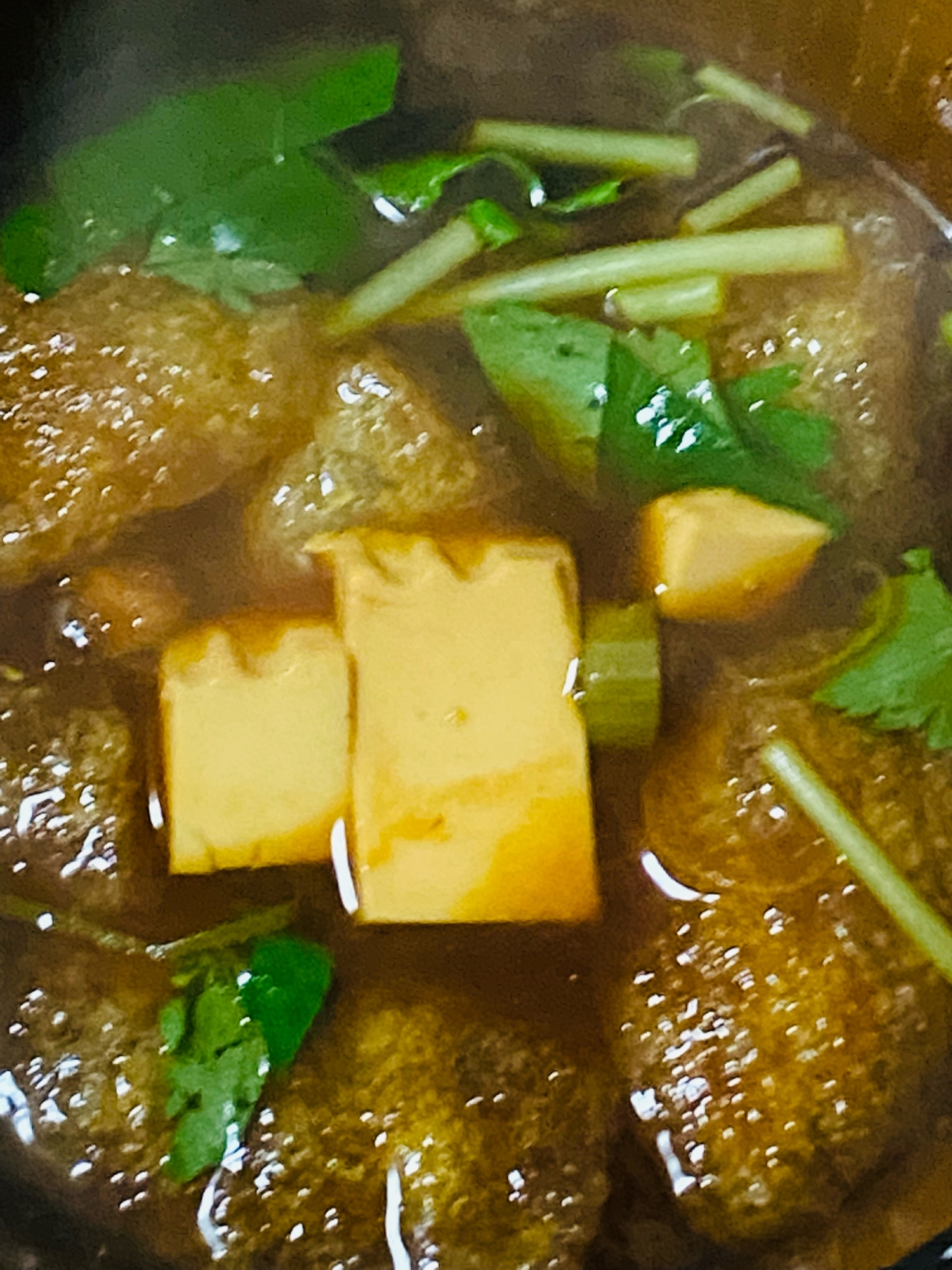豆腐と揚げのお味噌汁