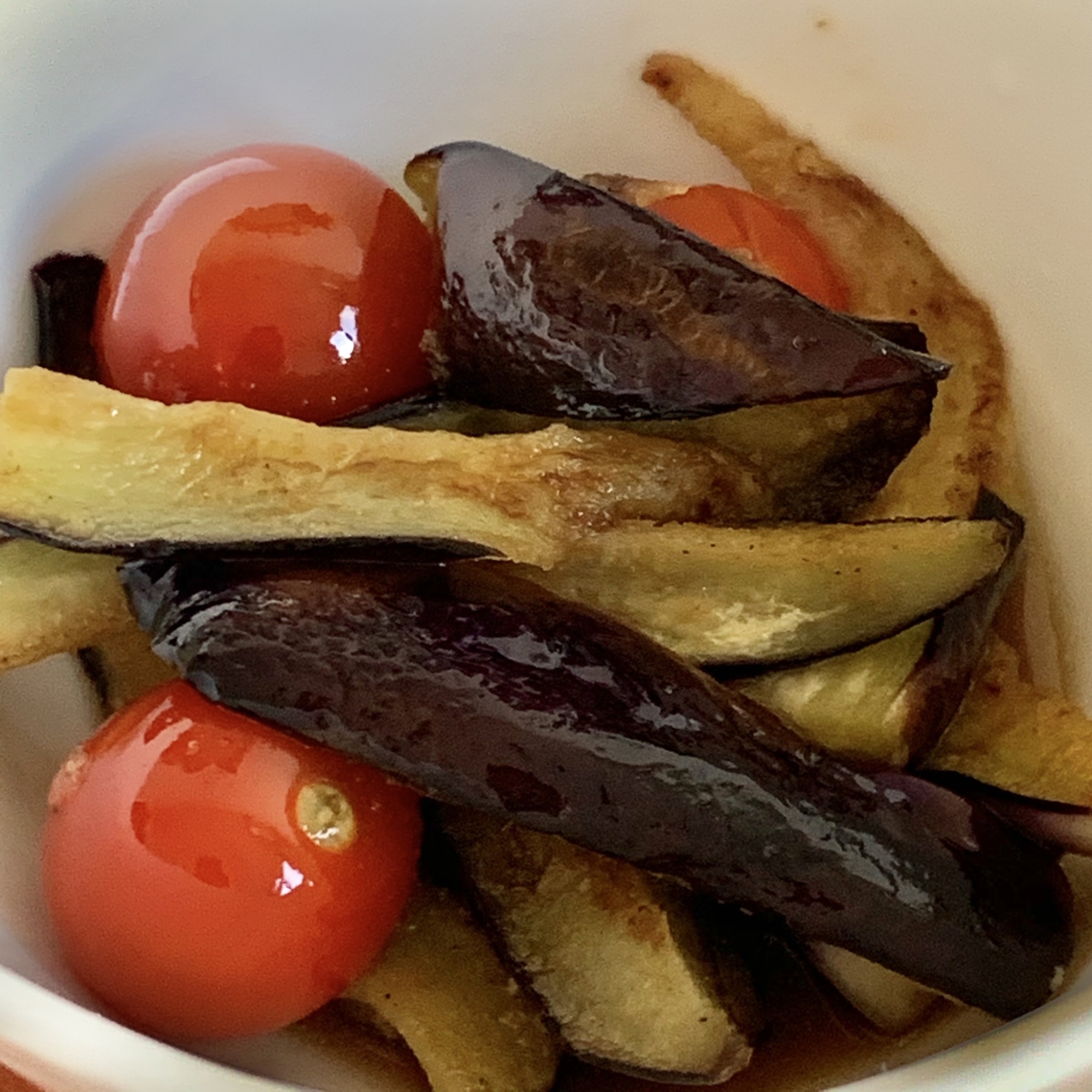 茄子とトマトの煮浸し風