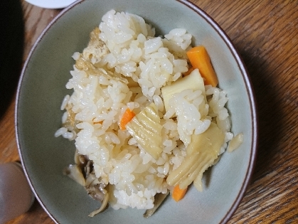 今が旬！たけのこご飯