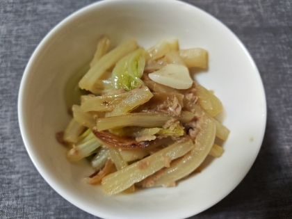 白菜とツナのうま煮