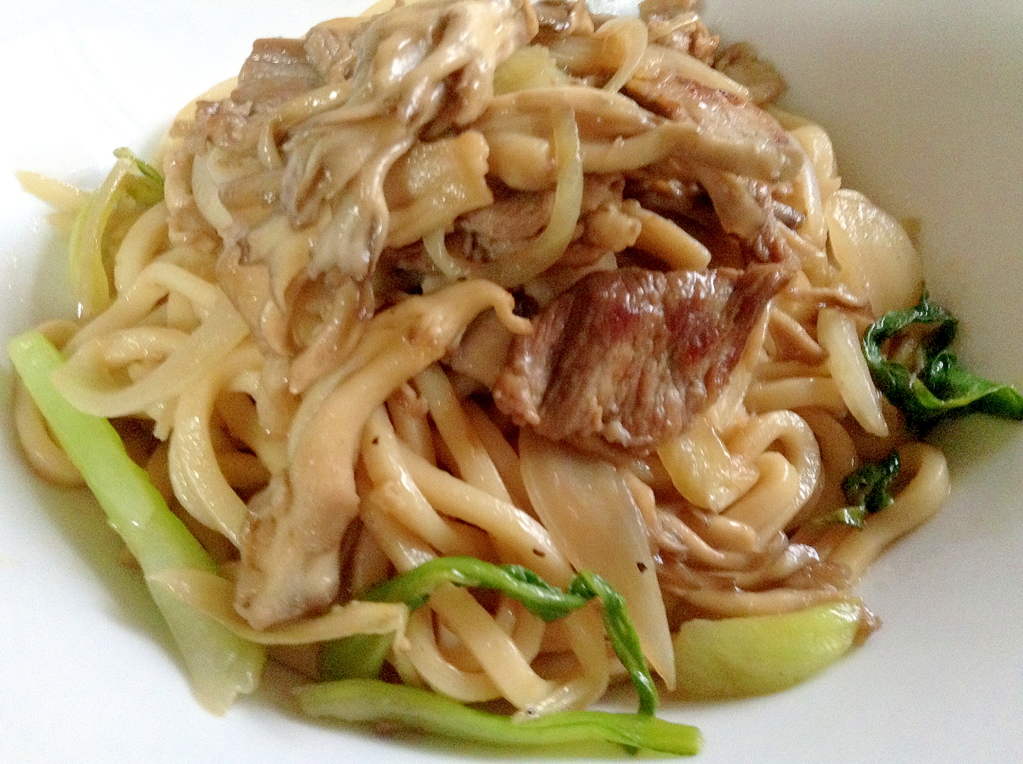 オイスターソースで☆焼きうどん