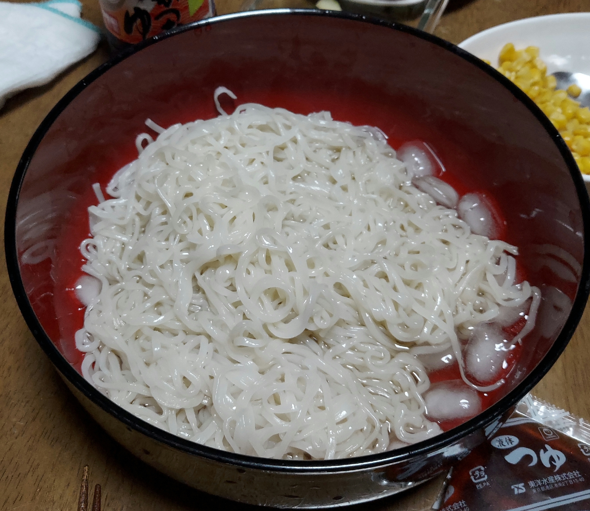 うどんの冷やしかた