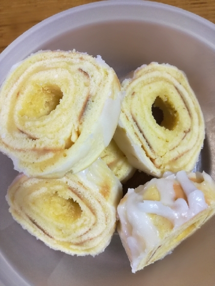 玉子焼きフライパンで バウムクーヘン レシピ 作り方 By トモ 楽天レシピ