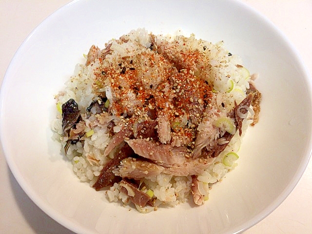 リメイク☆残りもので美味しく作る秋刀魚の混ぜご飯