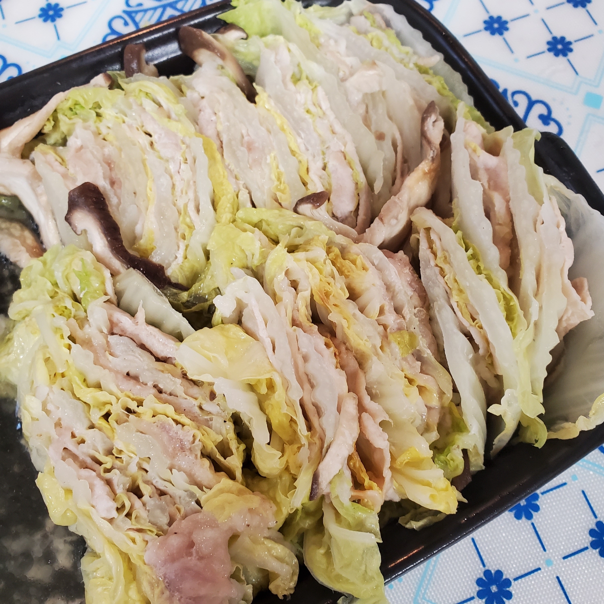【レンジで♪】白菜と豚肉のミルフィーユ☆