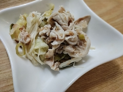 電子レンジで簡単★豚肉の梅肉蒸し～♪