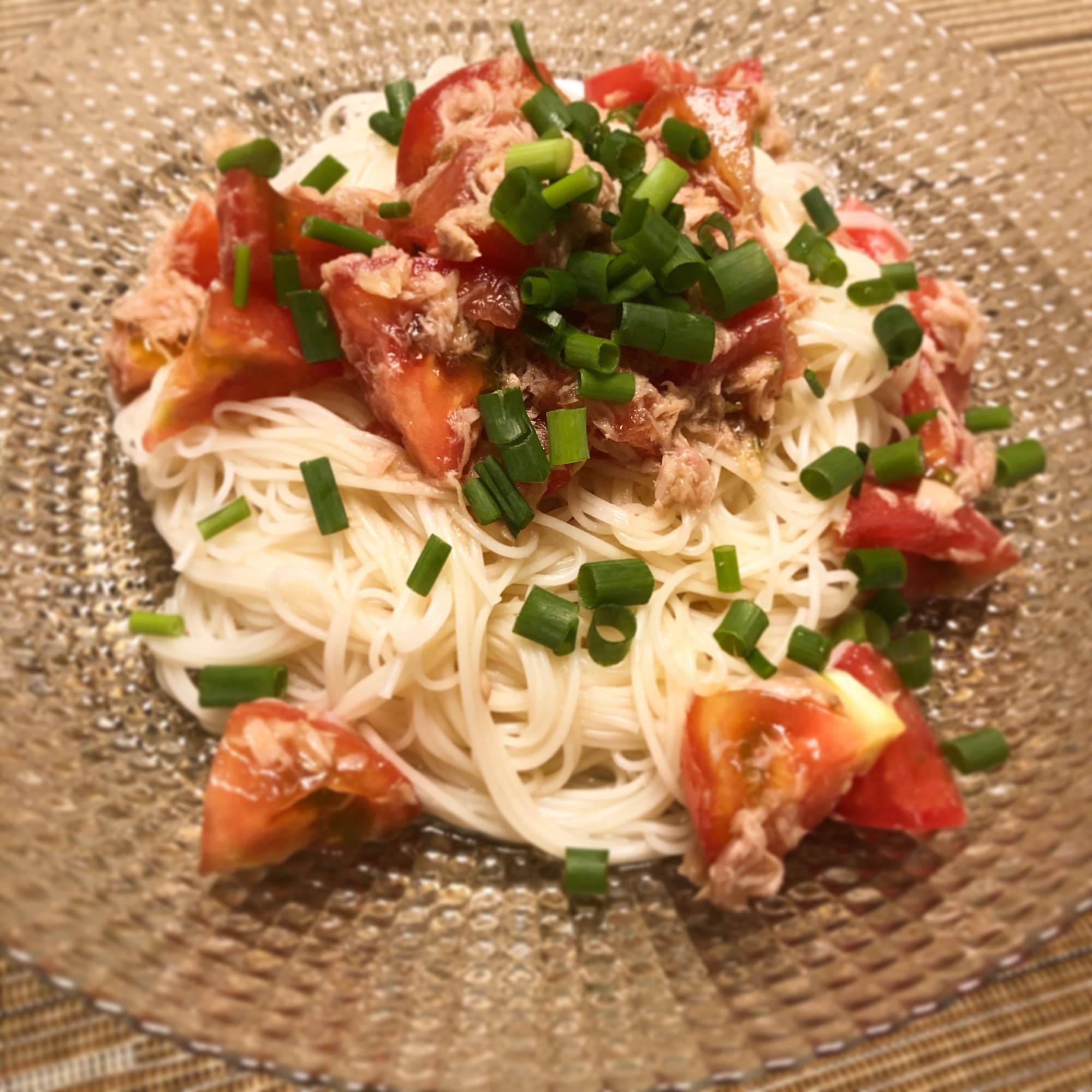 簡単アレンジ☆トマトツナ素麺☆