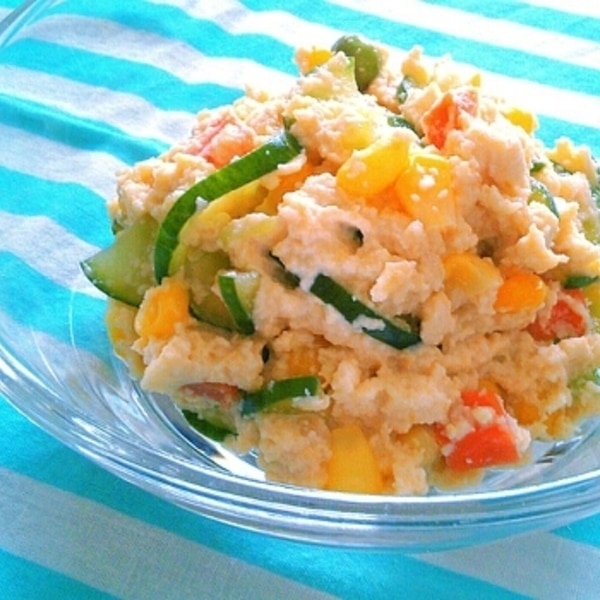 栄養たっぷり卯の花リメイク 簡単おからサラダ レシピ 作り方 By Kuuuma 楽天レシピ 栄養たっぷり卯の花リメイク 簡単おからサラダ レシピ 作り方 By Kuuuma 楽天レシピ