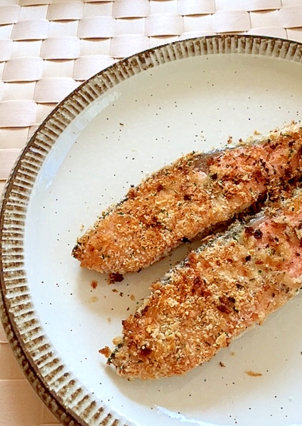 トースターで 塩鮭のチーズパン粉マヨ焼き レシピ 作り方 By はぁぽじ 楽天レシピ