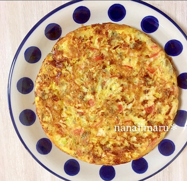 舞茸入り・かに玉風卵焼き☆カットしてお弁当にも♪