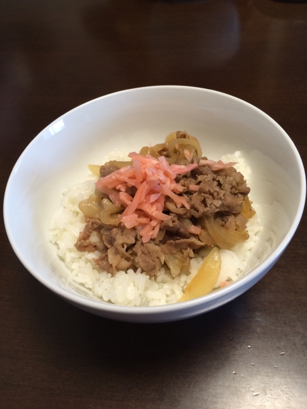 柔らか牛丼