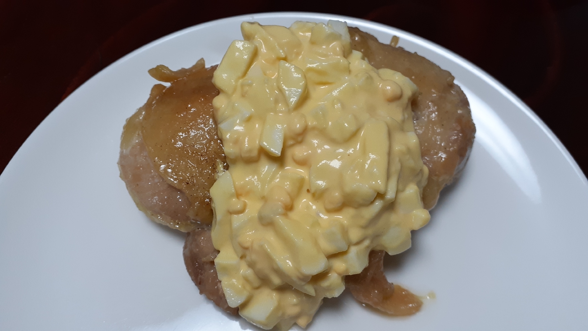 鶏もも焼きのタルタルソースがけ♪