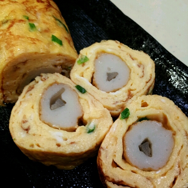 まんまる可愛い♪ごぼ天巻卵焼き☆(^^)