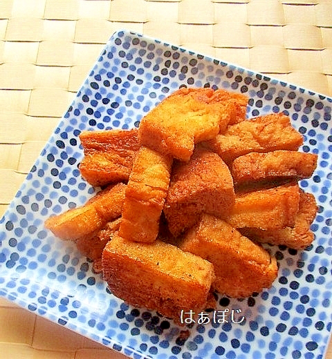 作り置きおかず♪厚揚げのケチャップ炒め