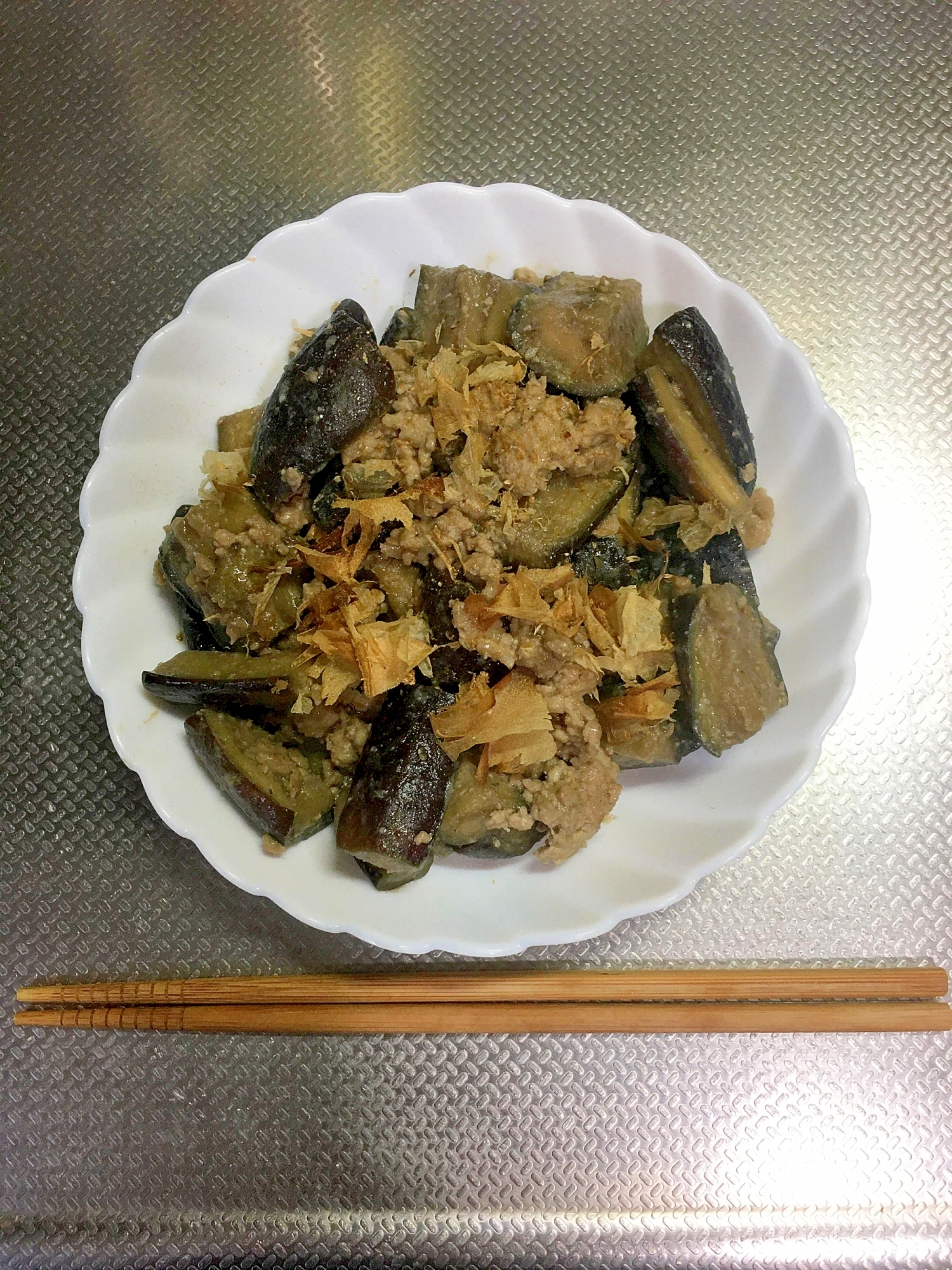 茄子の味噌炒め