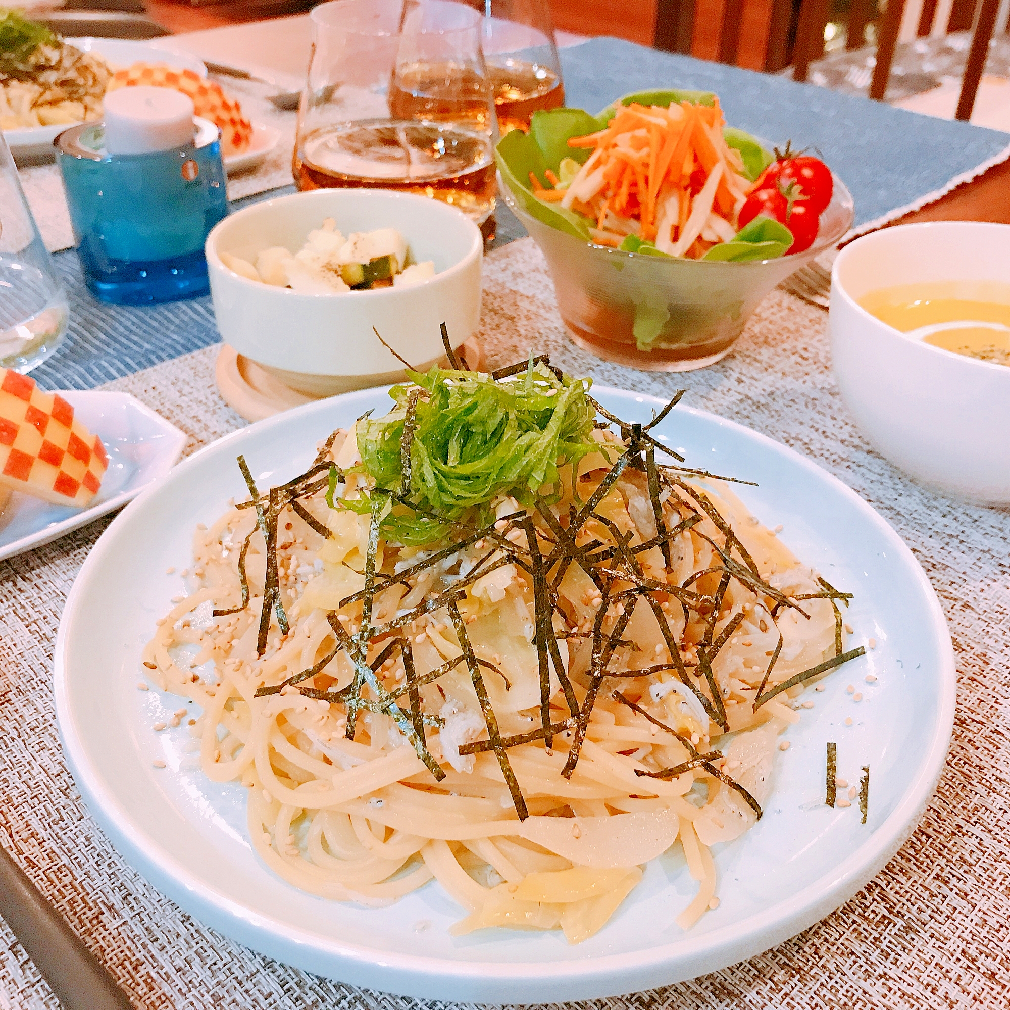 春♡キャベツとシラスの和風パスタ