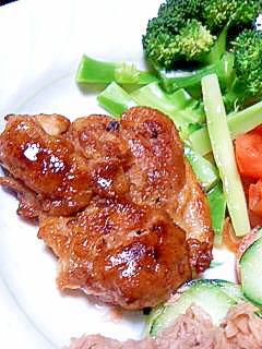 鶏ももの旨いステーキ焼き