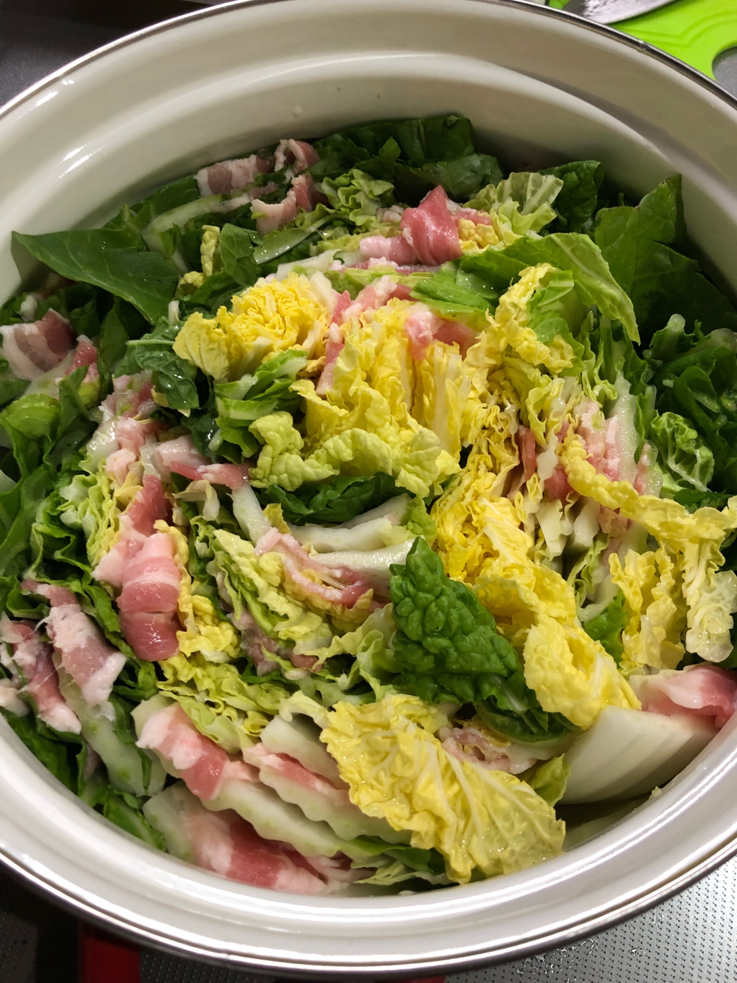 白菜ミルフィーユ鍋♡体もあたたまる！