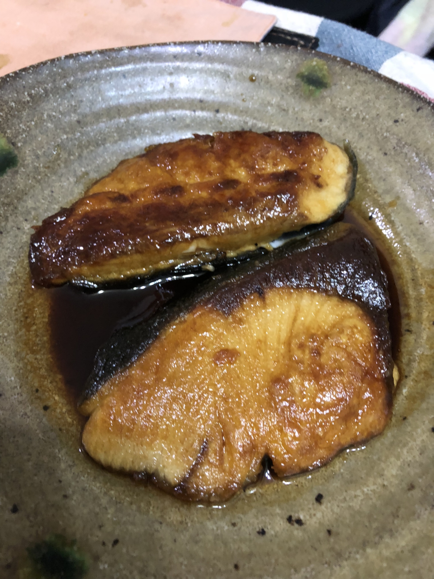 ぶりの照り焼き