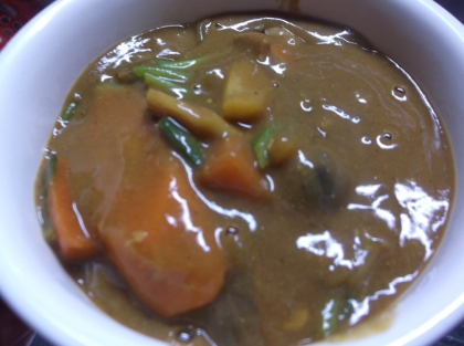 短時間でとっても美味しいカレーができました～！子供たちも主人にも大好評でした～＾－＾ｖ