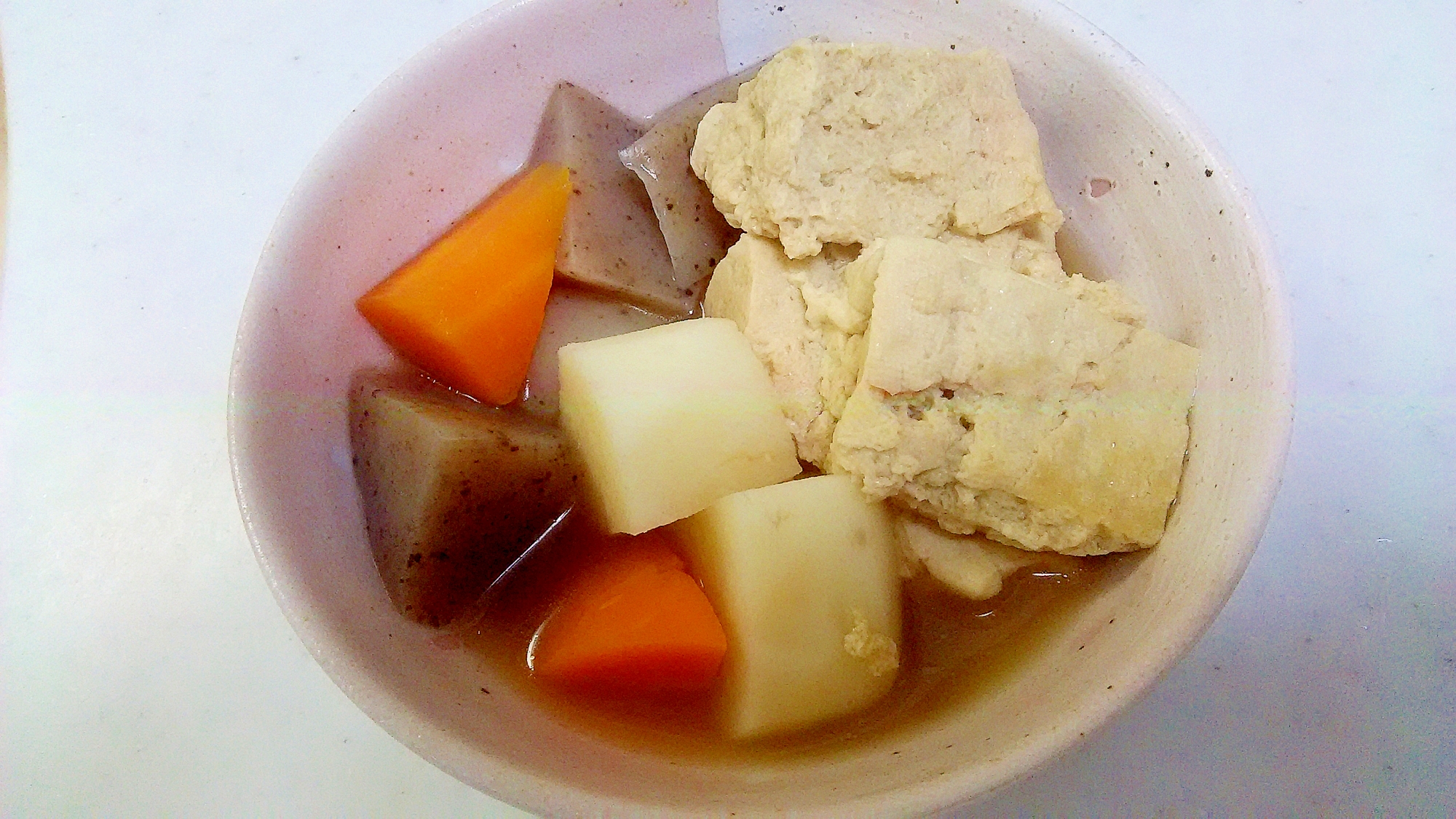 冷凍豆腐とお野菜の出汁煮＋＋