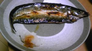 秋刀魚の開き焼き
