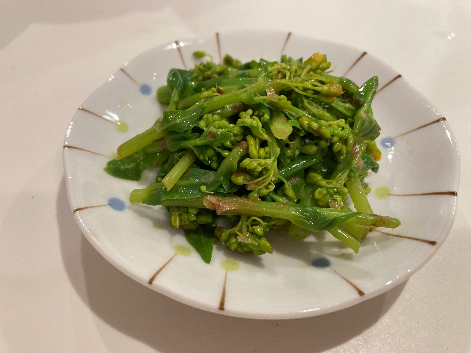 簡単！チンゲンサイ菜花のお浸し