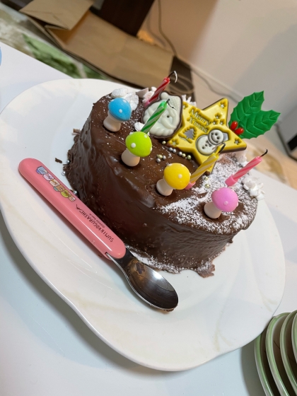 HMでクリスマスの超簡単☆チョコレートケーキ
