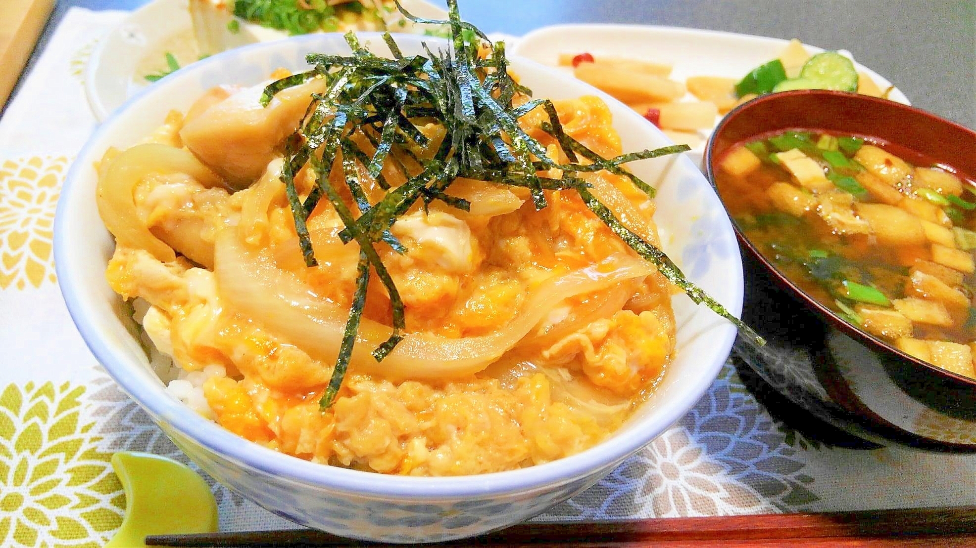 卵焼き器でつくる、基本の親子丼