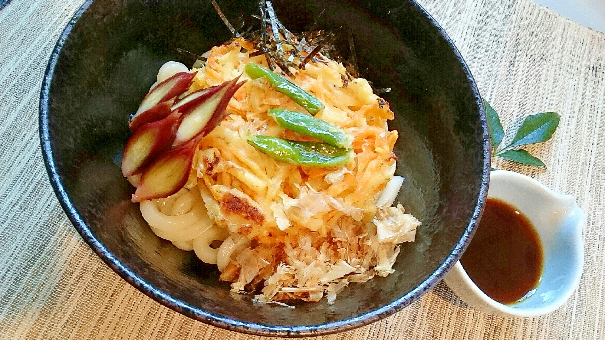 簡単☆かき揚げぶっかけ冷うどん