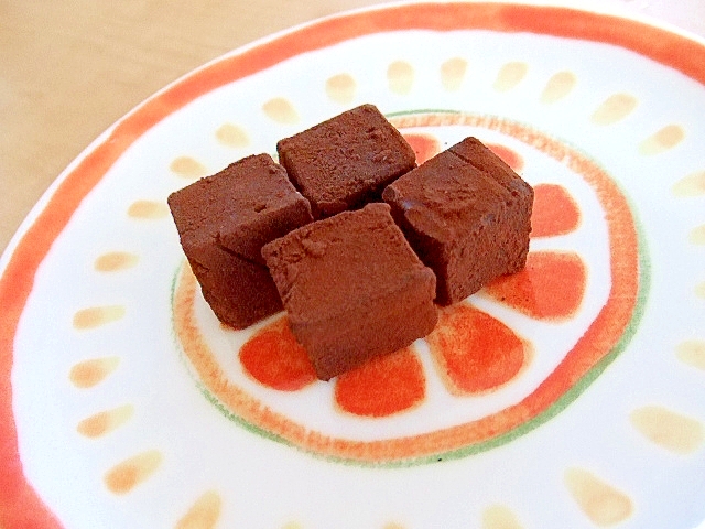 ココナッツオイルの石畳みチョコレート