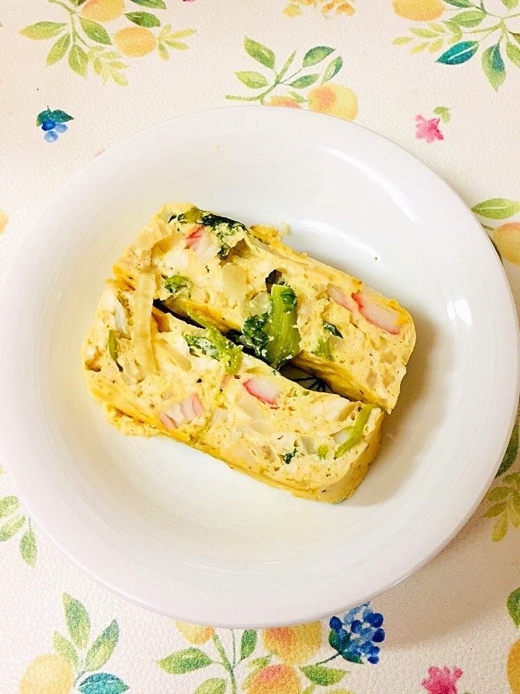 レンジで中華風卵焼き