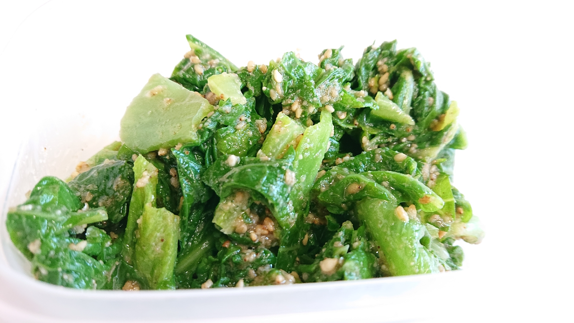 お弁当のおかずに!高菜のごま和え