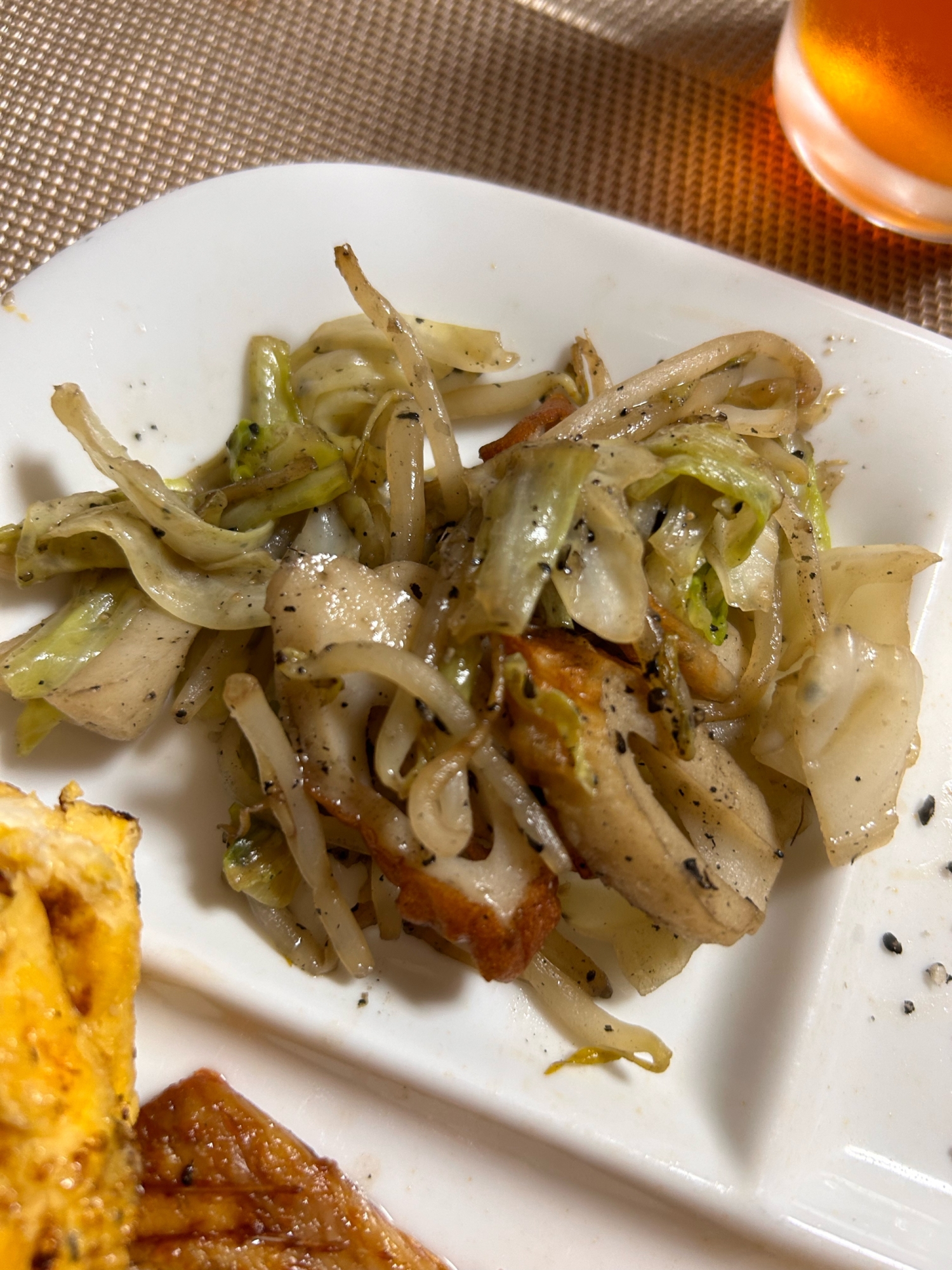 ちくわとキャベツの炒め物