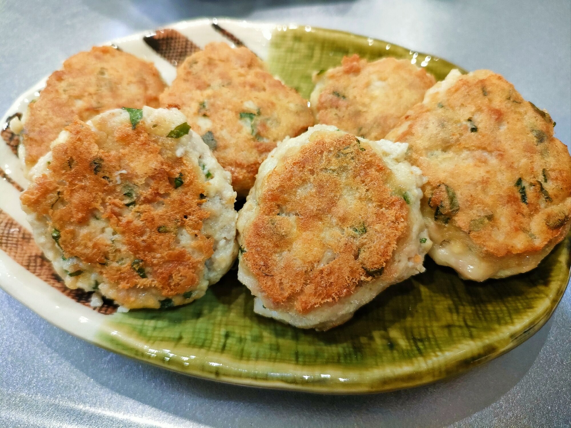 ふわとろヘルシー！豚肉と豆腐のつくねハンバーグ レシピ・作り方 by