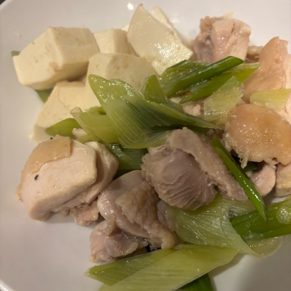 鶏ももで作る★肉豆腐