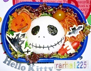 ハロウィンキャラ弁☆簡単ナイトメア・ジャック