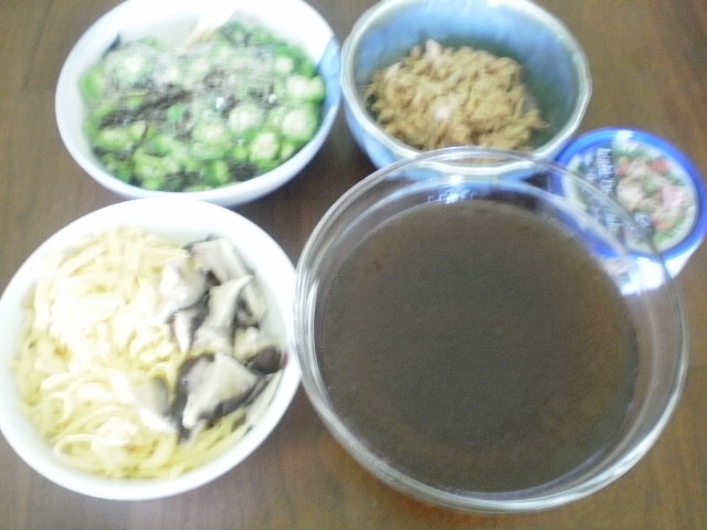 干し椎茸の戻し汁で作る素麺つゆ