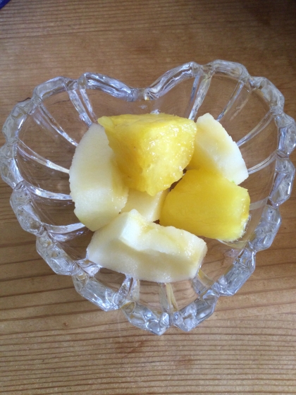 林檎と桃のデザート