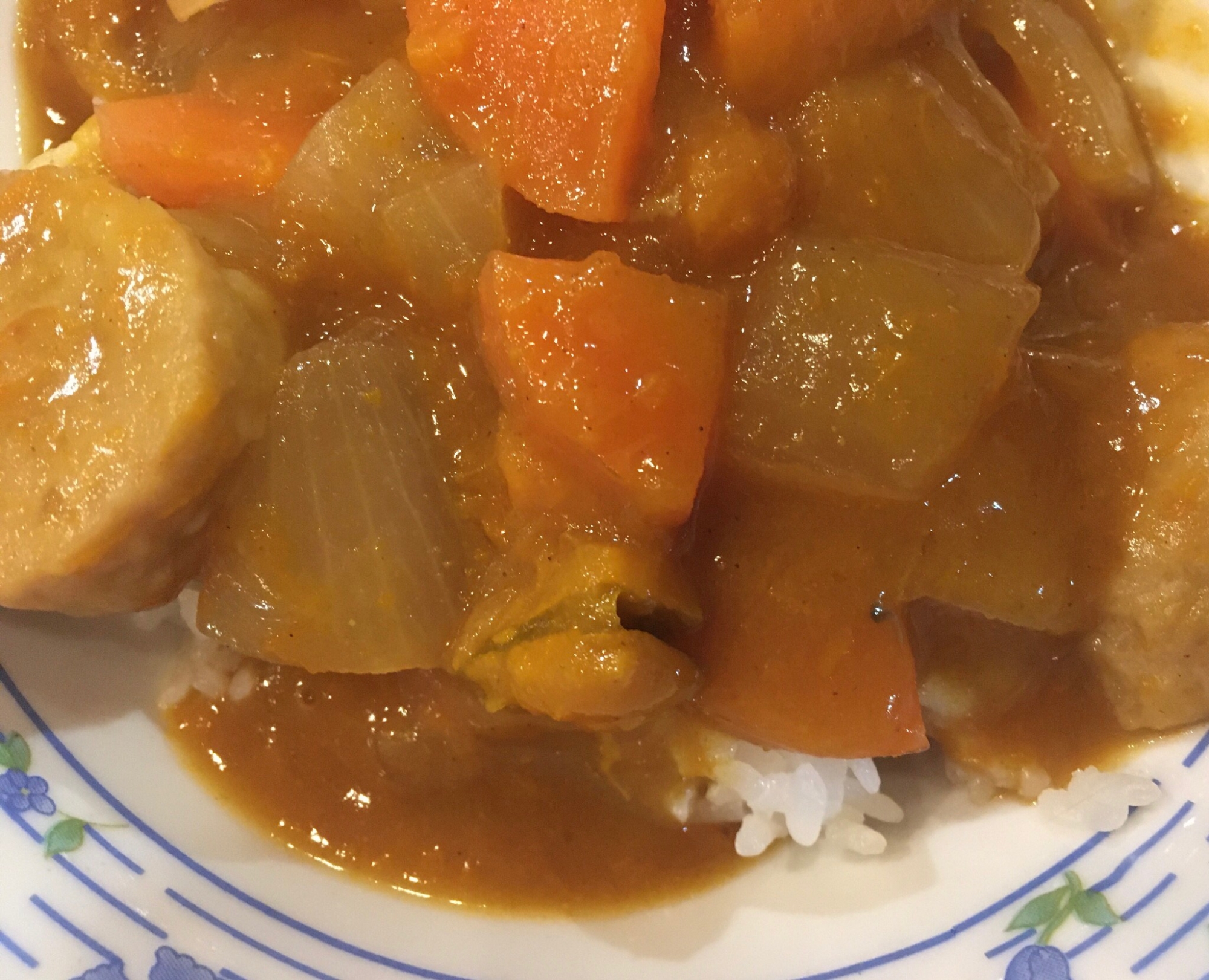 かぼちゃ肉団子カレー