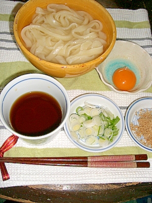 釜揚げうどんの美味しい食べ方♪