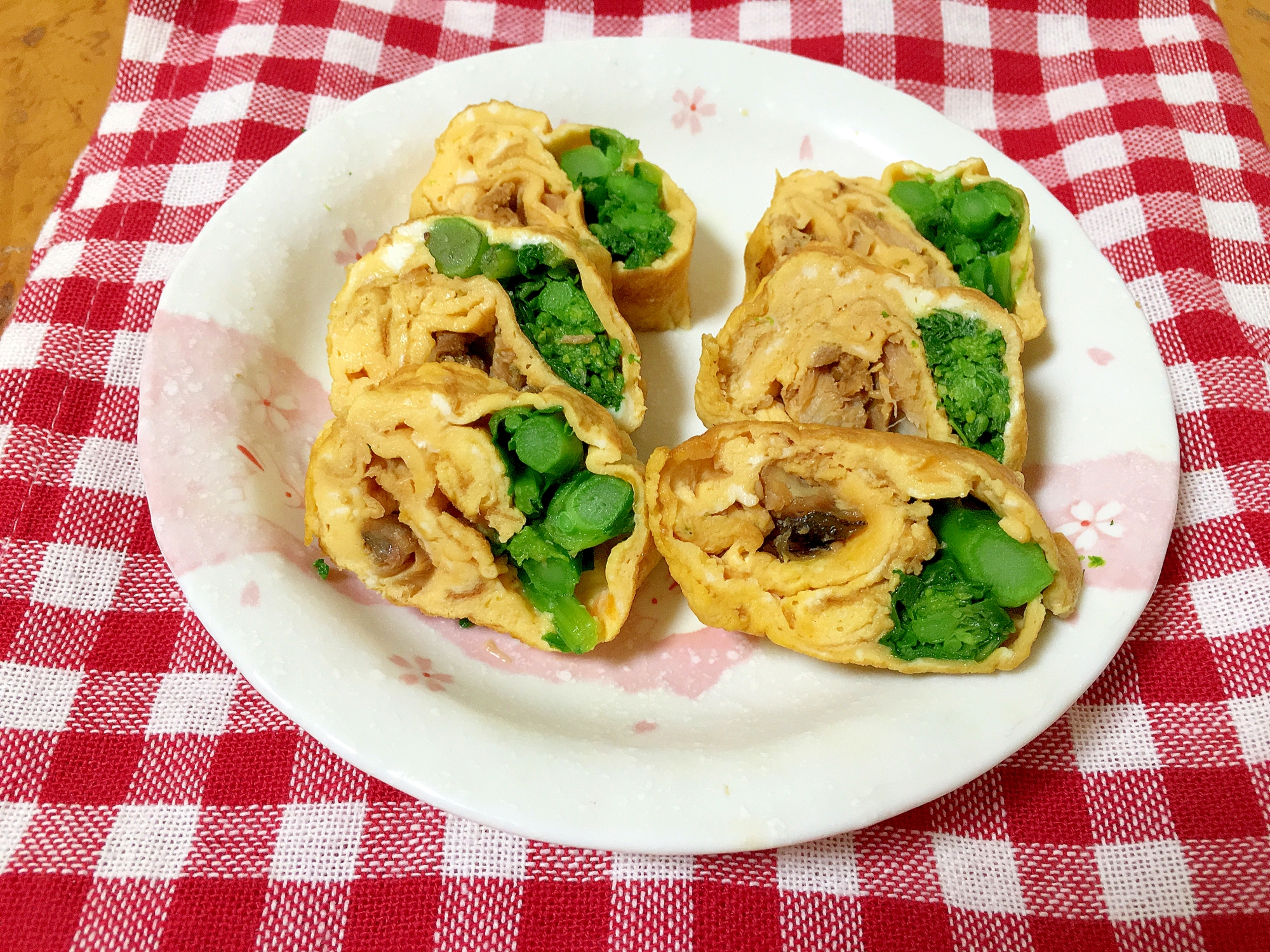 花の鯛茶漬けで簡単！春の卵焼き（よか魚ドットコム）