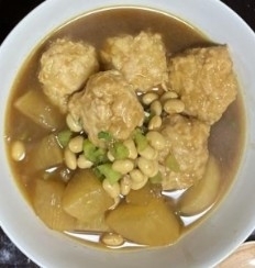 鶏肉と大根のスープカレー