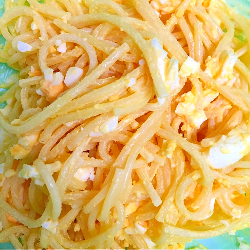 卵のスパゲティサラダ♡