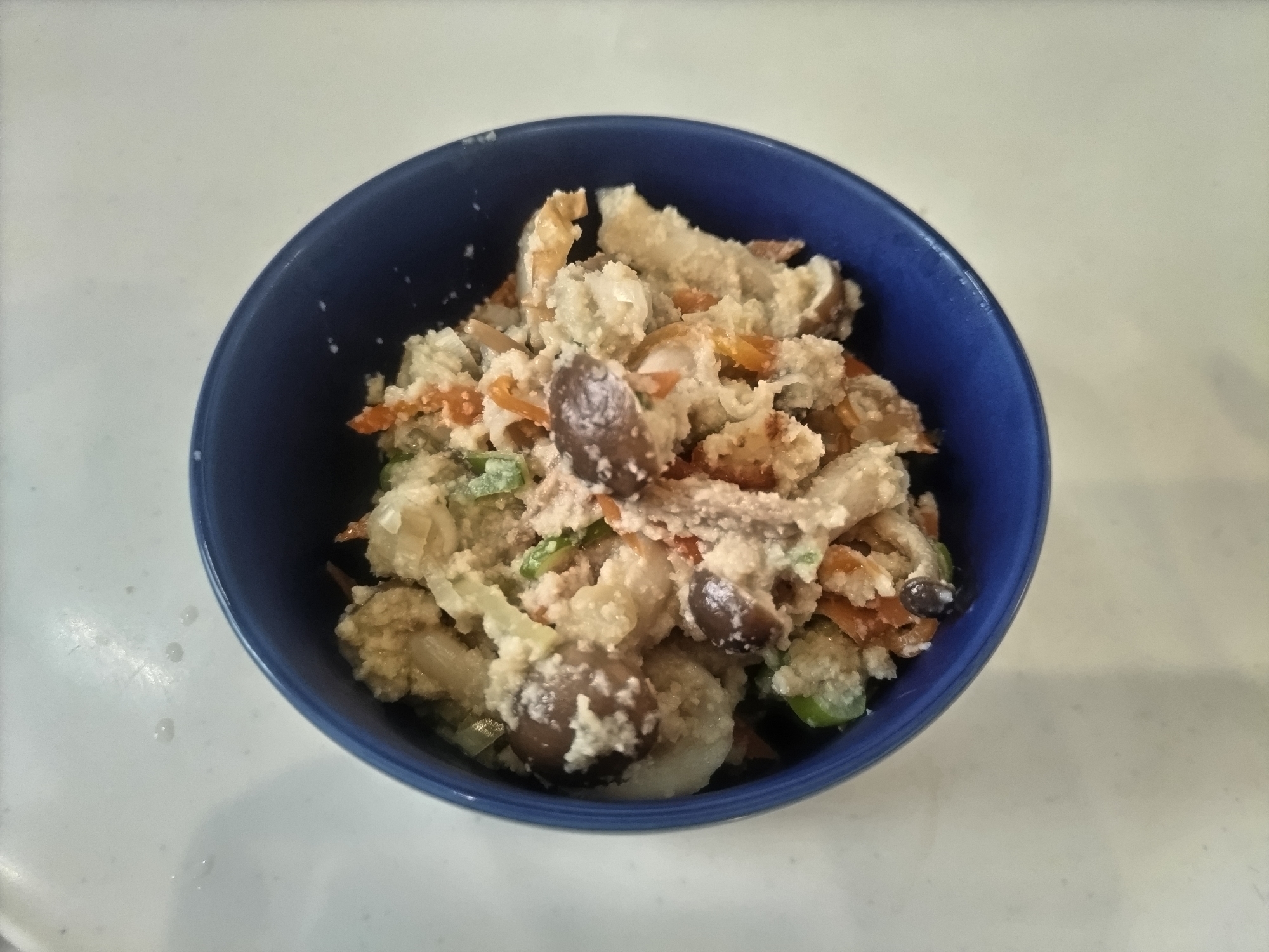 すき焼きの残りでしっとりおから