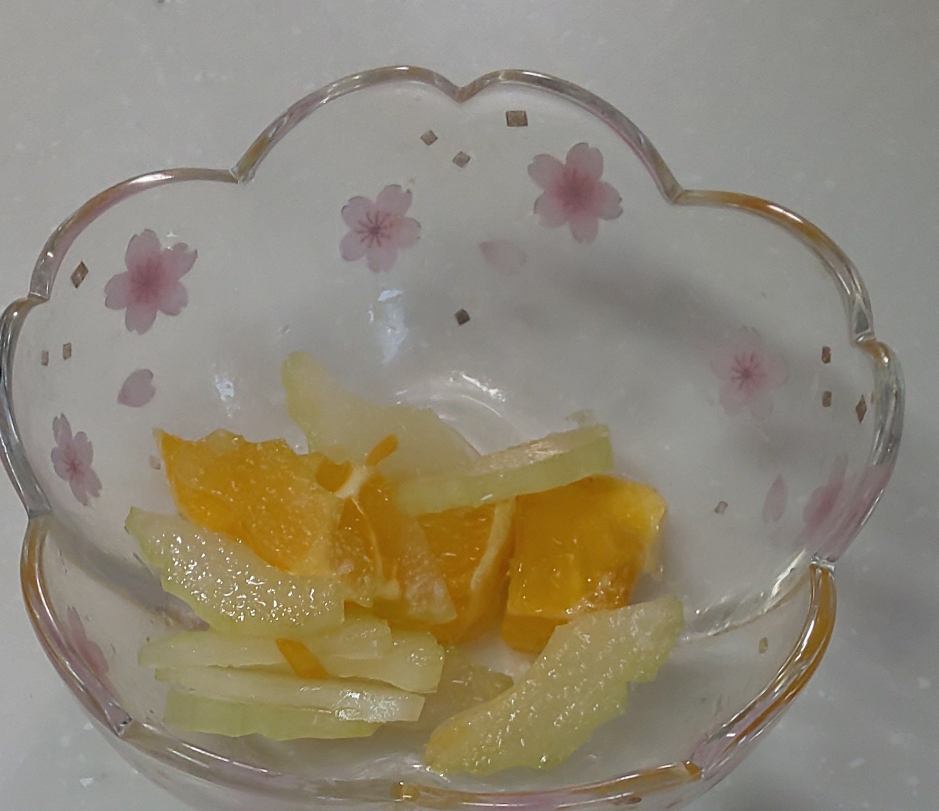 セロリ☆ダブルオレンジの甘酢和え