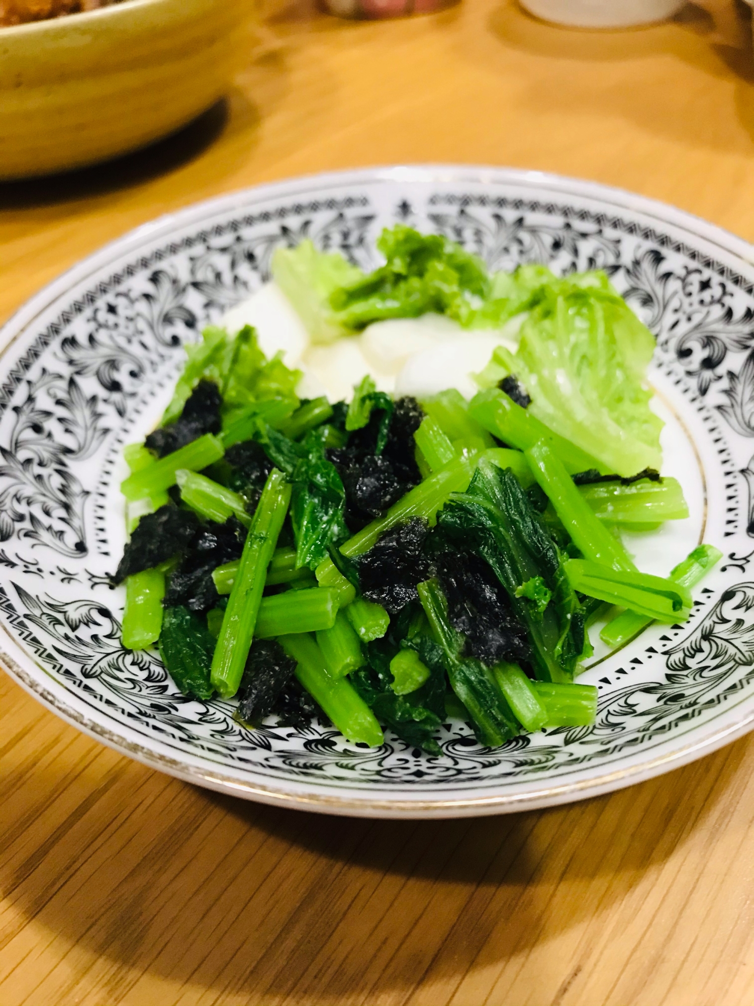 カブの葉の海苔和え