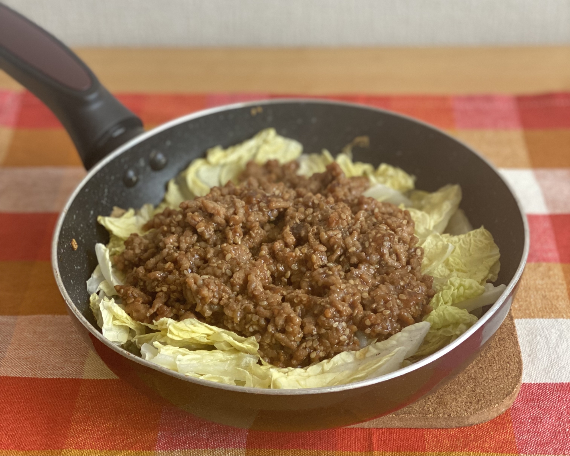 包丁要らず！肉そぼろ白菜