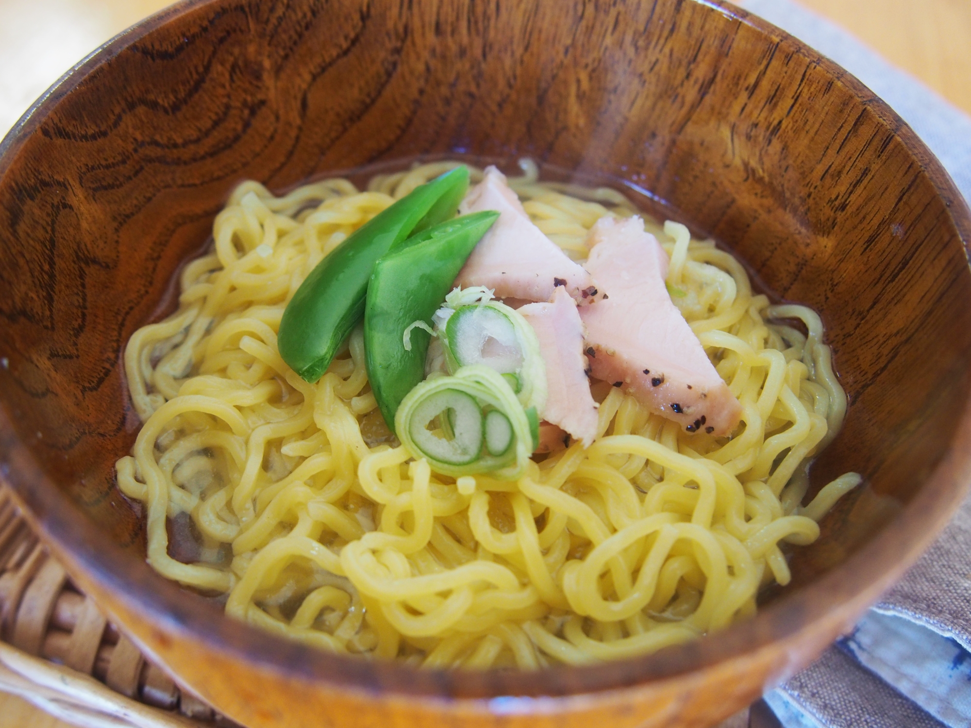 子どもに安心(^^) 手作り塩ラーメン